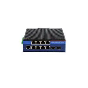 8*10/100/1000Mbps RJ45 Port+2*Gigabit SFP Slot Industrial Managed Gigabit Ethernet Switch VLAN Isolation/Qos SNMP/Broadcast Storm Control USR- ISG208s-SFP 8*10/100/1000Mbps RJ45 Port+2*Gigabit SFP Slot Industrial Managed Gigabit Ethernet Switch VLAN Isolation/Qos SNMP/Broadcast Storm Control USR- ISG208s-SFP
