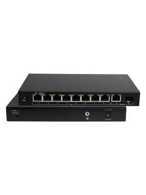 10 Port Gigabit PoE Switch with 8 PoE+ Metal Shell Desktop or Wall Mounting 1 Gigabit Ethernet and 1 SFP Port One-Click VLAN POE Out IEEE 802.3af/at Standard @60W Plug-and-Play USR-S1210P 10 Port Gigabit PoE Switch with 8 PoE+ Metal Shell Desktop or Wall Mounting 1 Gigabit Ethernet and 1 SFP Port One-Click VLAN POE Out IEEE 802.3af/at Standard @60W Plug-and-Play USR-S1210P