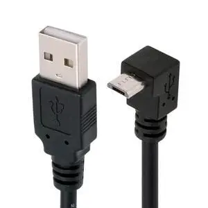 Cable Up Angled 90 Degree Micro USB 5Pin to USB 2.0 Type-A Data Charge Cable for Phone Tablet Camera (150cm) Cable Up Angled 90 Degree Micro USB 5Pin to USB 2.0 Type-A Data Charge Cable for Phone Tablet Camera (150cm)