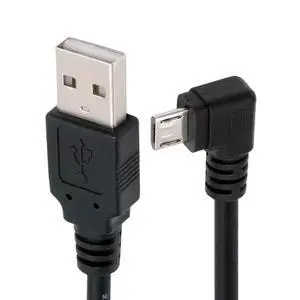 Cable Left Angled 90 Degree Micro USB 5Pin to USB 2.0 Type-A Data Charge Cable for Phone Tablet Camera (10cm) Cable Left Angled 90 Degree Micro USB 5Pin to USB 2.0 Type-A Data Charge Cable for Phone Tablet Camera (10cm)