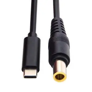 Cable Type C USB-C Input Source 65W to DC 7.9x5.4mm Power Charge Cable 19.5V Compatible with Laptop 18-20V Cable Type C USB-C Input Source 65W to DC 7.9x5.4mm Power Charge Cable 19.5V Compatible with Laptop 18-20V