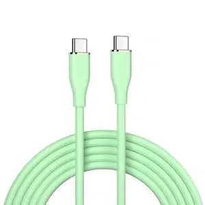 Colorful USB-C 480Mbps Type-C Male to Male Cable Ultra Soft High Flex 65W Hyper Super Flexible Cord (Green 200cm) Colorful USB-C 480Mbps Type-C Male to Male Cable Ultra Soft High Flex 65W Hyper Super Flexible Cord (Green 200cm)