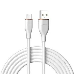 Colorful USB-A Type A to USB-C Liquid Silicone Ultra Soft Power USB2.0 Data Cable Fast Charge for Laptop Tablet Phone (White 100cm) Colorful USB-A Type A to USB-C Liquid Silicone Ultra Soft Power USB2.0 Data Cable Fast Charge for Laptop Tablet Phone (White 100cm)