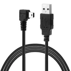 chenyang Mini USB Cable USB 2.0 Male to Mini USB 5 Pin Male 90 Degree Right Angled Charging Data Transfer Extension Cable Black 3.0M chenyang Mini USB Cable USB 2.0 Male to Mini USB 5 Pin Male 90 Degree Right Angled Charging Data Transfer Extension Cable Black 3.0M
