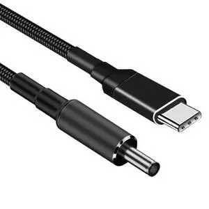 Cable 100W Type C USB-C Input to 20V DC 4.5 * 3.0mm Output Power 20V 5A 65W PD Charge Cable Compatible with Laptop Cable 100W Type C USB-C Input to 20V DC 4.5 * 3.0mm Output Power 20V 5A 65W PD Charge Cable Compatible with Laptop