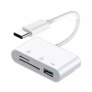 USB 2.0 Type C USB-C to TF Micro SD SDXC USB Female Card Reader Adapter Compatible with MAC Laptop Tablet Phone USB 2.0 Type C USB-C to TF Micro SD SDXC USB Female Card Reader Adapter Compatible with MAC Laptop Tablet Phone