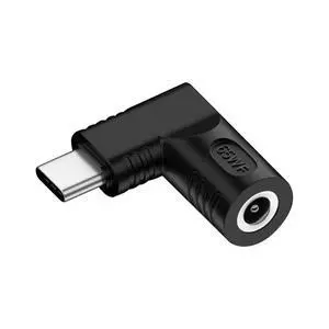 Adapter DC 20V Jack 5.5 * 2.1mm Input to USB-C Type-C Output 90 Degree Right Angled Power Plug Charge Adapter Adapter DC 20V Jack 5.5 * 2.1mm Input to USB-C Type-C Output 90 Degree Right Angled Power Plug Charge Adapter