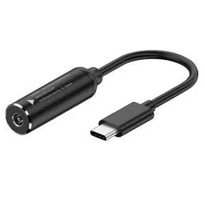 Cable DC 20V Jack 3.5x1.3mm Input to USB-C Type-C Output 90 Degree Right Angled Power Plug Charge Cable 65W PD9V 5V 20V Cable DC 20V Jack 3.5x1.3mm Input to USB-C Type-C Output 90 Degree Right Angled Power Plug Charge Cable 65W PD9V 5V 20V