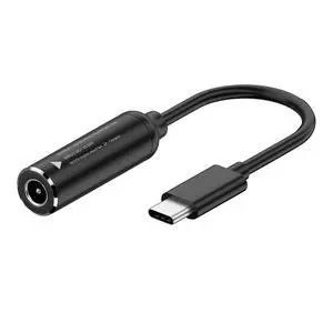 Cable DC 20V Jack 5.5x2.5mm Input to USB-C Type-C Output 90 Degree Right Angled Power Plug Charge Cable 65W PD9V 5V 20V (20cm) Cable DC 20V Jack 5.5x2.5mm Input to USB-C Type-C Output 90 Degree Right Angled Power Plug Charge Cable 65W PD9V 5V 20V (20cm)