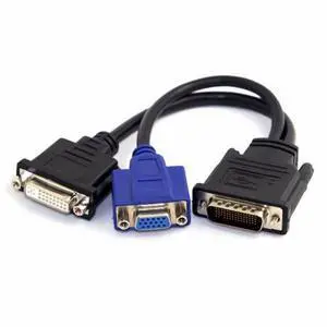 Cable LFH 60Pin DMS 59pin Male to Dual DVI 24+5 Female VGA RGB 15pin Female Splitter Extension 15cm for Graphics Card Cable LFH 60Pin DMS 59pin Male to Dual DVI 24+5 Female VGA RGB 15pin Female Splitter Extension 15cm for Graphics Card