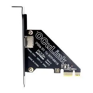 Adapter PCI-Express 4.0 PCIE 1x to Oculink SFF-8612 SFF-8611 Host Card for U.2 SSD eGPU External Graphics Card Dock Adapter PCI-Express 4.0 PCIE 1x to Oculink SFF-8612 SFF-8611 Host Card for U.2 SSD eGPU External Graphics Card Dock