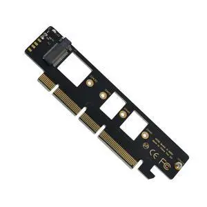 M-Key NVME AHCI SSD M.2 22110 2280 to PCI-E 3.0 PCI Express 4.0 16x Horizontal Adapter for Desktop Motherboard M-Key NVME AHCI SSD M.2 22110 2280 to PCI-E 3.0 PCI Express 4.0 16x Horizontal Adapter for Desktop Motherboard