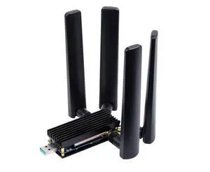 5G DONGLE Module Quad Antennas M.2(NGFF) Key B Interface, Compatible with 3042/3052, USB 3.1 Type A Port for Raspberry Pi/PC/Jetson Nano to Enable 5G Network wtih Aluminum Alloy Heatsink 5G DONGLE Module Quad Antennas M.2(NGFF) Key B Interface, Compatible with 3042/3052, USB 3.1 Type A Port for Raspberry Pi/PC/Jetson Nano to Enable 5G Network wtih Aluminum Alloy Heatsink