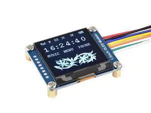 1.5inch OLED Display Module 128x128 Pixels, SPI/I2C Interface 16 Gray Scale 3.3V / 5V Operating Voltage, Compatible with Arduin/Raspberry Pi/STM32, etc 1.5inch OLED Display Module 128x128 Pixels, SPI/I2C Interface 16 Gray Scale 3.3V / 5V Operating Voltage, Compatible with Arduin/Raspberry Pi/STM32, etc