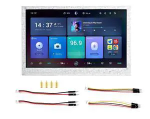 ESP32-S3 4.3inch Display Development Board, 800x480 Pixel IPS LCD Screen, 32-bit LX7 Dual-Core Processor, Up to 240MHz Frequency, Onboard CAN RS485 I2C Interfaces, Support W F& BLE 5 (No Touch) ESP32-S3 4.3inch Display Development Board, 800x480 Pixel IPS LCD Screen, 32-bit LX7 Dual-Core Processor, Up to 240MHz Frequency, Onboard CAN RS485 I2C Interfaces, Support W F& BLE 5 (No Touch)