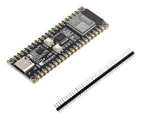 ESP32-C6 Microcontroller W-i-F-i 6 Development Board ESP32-C6-MINI-1 Chip RISC-V 32-bit Single-core Processor 160MHz Support W-I-F-I 6 and BLE 5 Support Raspberry Pi Pico Expansion Board for AIoT ESP32-C6 Microcontroller W-i-F-i 6 Development Board ESP32-C6-MINI-1 Chip RISC-V 32-bit Single-core Processor 160MHz Support W-I-F-I 6 and BLE 5 Support Raspberry Pi Pico Expansion Board for AIoT