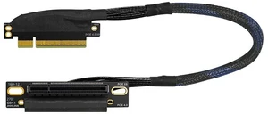 Narrow Version PCIe4.0 x8 to x8 Extension Cable 16GBS Rigid Cable Adapter Built-in Left/Right Ethernet Port for GPU AI Server GEN4-88AD4Z (30CM,Right Out Right in) Narrow Version PCIe4.0 x8 to x8 Extension Cable 16GBS Rigid Cable Adapter Built-in Left/Right Ethernet Port for GPU AI Server GEN4-88AD4Z (30CM,Right Out Right in)