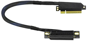 Narrow Version PCIe4.0 x8 to x8 Extension Cable 16GBS Rigid Cable Adapter Built-in Left/Right Ethernet Port for GPU AI Server GEN4-88AD4Z (50CM,Left Out Left in) Narrow Version PCIe4.0 x8 to x8 Extension Cable 16GBS Rigid Cable Adapter Built-in Left/Right Ethernet Port for GPU AI Server GEN4-88AD4Z (50CM,Left Out Left in)