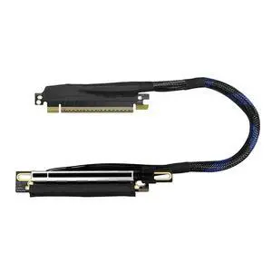 PCIE 5.0 X16 Extension Cable 64GBS High-Speed 270 Degree Silver-Plated GEN5 Adapter Lossless for Graphics Card GPU 16AD5Z (Right Out Right in,50CM) PCIE 5.0 X16 Extension Cable 64GBS High-Speed 270 Degree Silver-Plated GEN5 Adapter Lossless for Graphics Card GPU 16AD5Z (Right Out Right in,50CM)