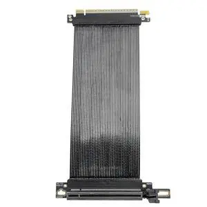 PCIe 5.0 X16 64GB/s Extension Cable 90-Degree Right-Angle GPU Adapter Graphics Card GEN5 High Speed Cable 16AB5 for ATX Desktop Case (20CM) PCIe 5.0 X16 64GB/s Extension Cable 90-Degree Right-Angle GPU Adapter Graphics Card GEN5 High Speed Cable 16AB5 for ATX Desktop Case (20CM)