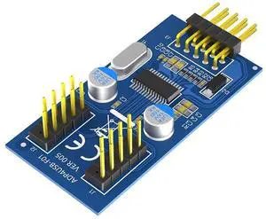 1 to 2 USB 2.0 9Pin Header Splitter Male to Female Extension Board with 30cm Cable Prevent Short Circuit Socket for Motherboard (USB 2.0 9Pin 1 to 2) 1 to 2 USB 2.0 9Pin Header Splitter Male to Female Extension Board with 30cm Cable Prevent Short Circuit Socket for Motherboard (USB 2.0 9Pin 1 to 2)