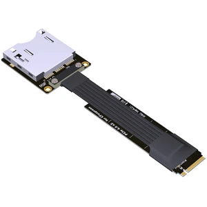 CFexpress Type B to M.2 NVMe 2280 Key-M SSD PCIe 4.0 Extension Cable CFe Converter Compatible for Canon R5 Nikon Z6Z7 Xbox Storage Card Adapter (25cm,R49GF) CFexpress Type B to M.2 NVMe 2280 Key-M SSD PCIe 4.0 Extension Cable CFe Converter Compatible for Canon R5 Nikon Z6Z7 Xbox Storage Card Adapter (25cm,R49GF)