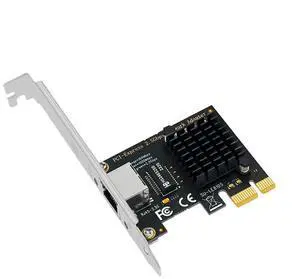 JMT PCI-E 2.5G Gigabit Network Card 2500M Soft Routing 5Gbps Wired/Wireless for Desktop (SU-LE8105P) JMT PCI-E 2.5G Gigabit Network Card 2500M Soft Routing 5Gbps Wired/Wireless for Desktop (SU-LE8105P)