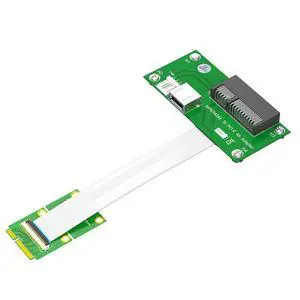 JMT 2.5Gpbs Mini PCI-E to PCI-E Express X4/X8 +USB Riser Card with High Speed FPC Cable with Magnetic Pad (X4 Horizontal) JMT 2.5Gpbs Mini PCI-E to PCI-E Express X4/X8 +USB Riser Card with High Speed FPC Cable with Magnetic Pad (X4 Horizontal)