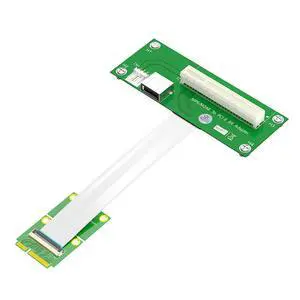 JMT 2.5Gpbs Mini PCI-E to PCI-E Express X4/X8 +USB Riser Card with High Speed FPC Cable with Magnetic Pad (X8 Vertical) JMT 2.5Gpbs Mini PCI-E to PCI-E Express X4/X8 +USB Riser Card with High Speed FPC Cable with Magnetic Pad (X8 Vertical)