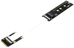 JMT Mini PCI-E to M.2 NGFF Key M Extension Cable with FFC Cable for M.2 2230/2242/2260/2280 Card JMT Mini PCI-E to M.2 NGFF Key M Extension Cable with FFC Cable for M.2 2230/2242/2260/2280 Card