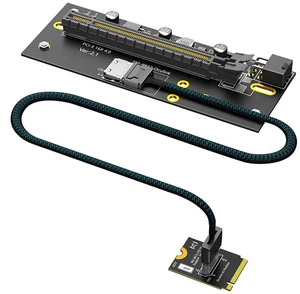 M.2 M-Key 2230 to PCI-e 4.0 X16 Extension Card 32G/BPS with Oculink SFF-8612 Cable 50cm Compatible with M.2 NVMe 2230 SSD M.2 M-Key 2230 to PCI-e 4.0 X16 Extension Card 32G/BPS with Oculink SFF-8612 Cable 50cm Compatible with M.2 NVMe 2230 SSD