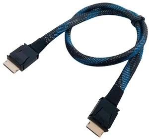 JMT PCIE4.0 x4 SFF8611 to SFF-8611 Extension Cable Support 24Gbps SAS-4 Compatible with Ouclink 4i Full Function (20cm) JMT PCIE4.0 x4 SFF8611 to SFF-8611 Extension Cable Support 24Gbps SAS-4 Compatible with Ouclink 4i Full Function (20cm)