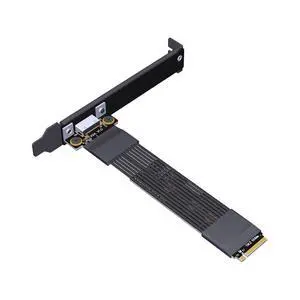 JMT ADT-K49SA-BK PCIe4.0 x4 M.2 NVMe to OcuLink SFF-8611/8612 Adapter 64Gbps Graphics Card External Extension Cable (K49SA-BK-02,15cm) JMT ADT-K49SA-BK PCIe4.0 x4 M.2 NVMe to OcuLink SFF-8611/8612 Adapter 64Gbps Graphics Card External Extension Cable (K49SA-BK-02,15cm)