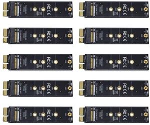 JMT PCI-E PCI Express 3.0 X1 to M.2 M Key Interface NVMe SSD PCIE M.2 Riser Card Adapter Heatsink SSD 2230 2242 2260 2280 Full Speed (10 PCS) JMT PCI-E PCI Express 3.0 X1 to M.2 M Key Interface NVMe SSD PCIE M.2 Riser Card Adapter Heatsink SSD 2230 2242 2260 2280 Full Speed (10 PCS)
