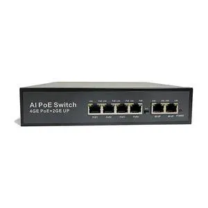 POE-Compatible Switch with 48V Ethernet Cable Power Supply Support Smart Networks, Intelligent Production (6Ports 1Gbps) POE-Compatible Switch with 48V Ethernet Cable Power Supply Support Smart Networks, Intelligent Production (6Ports 1Gbps)