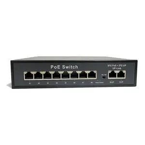 POE-Compatible Switch with 48V Ethernet Cable Power Supply Support Smart Networks, Intelligent Production (10Ports 100MbpS) POE-Compatible Switch with 48V Ethernet Cable Power Supply Support Smart Networks, Intelligent Production (10Ports 100MbpS)