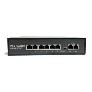 POE-Compatible Switch with 48V Ethernet Cable Power Supply Support Smart Networks, Intelligent Production (8Ports 100MbpS) POE-Compatible Switch with 48V Ethernet Cable Power Supply Support Smart Networks, Intelligent Production (8Ports 100MbpS)