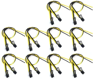 JMT PCIe Graphics Video Card Power Cable Dual 8pin 6+2pin DIY Splitter Cord 12AWG+18AWG for Server Power Supply (10Pcs) JMT PCIe Graphics Video Card Power Cable Dual 8pin 6+2pin DIY Splitter Cord 12AWG+18AWG for Server Power Supply (10Pcs)