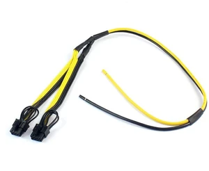 JMT PCIe Graphics Video Card Power Cable Dual 8pin 6+2pin DIY Splitter Cord 12AWG+18AWG for Server Power Supply (5Pcs) JMT PCIe Graphics Video Card Power Cable Dual 8pin 6+2pin DIY Splitter Cord 12AWG+18AWG for Server Power Supply (5Pcs)