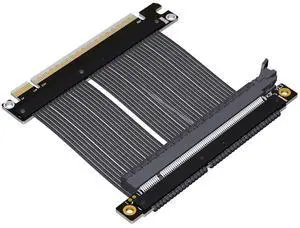 ADT-K33U PCIe 5.0 x16 Extension Cable 512Gbps High Speed Lossless Flexible GPU Riser for PC Cases Servers ITX Builds Computer RTX5090 (15cm,K33UF-TD-FG) ADT-K33U PCIe 5.0 x16 Extension Cable 512Gbps High Speed Lossless Flexible GPU Riser for PC Cases Servers ITX Builds Computer RTX5090 (15cm,K33UF-TD-FG)
