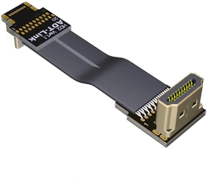FPV Cable for HDMI Micro Mini Flat Camera Connector 5cm-50cm Flexible Wire Line 18Gbps 4K@50/60 2160p for HDMI2.0 for FPV Camera (15cm,A2-D2) FPV Cable for HDMI Micro Mini Flat Camera Connector 5cm-50cm Flexible Wire Line 18Gbps 4K@50/60 2160p for HDMI2.0 for FPV Camera (15cm,A2-D2)