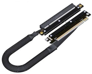 JMT ADT-K33U PCIe 5.0 x16 Dual Reverse Cable 512Gbps High Speed Compatible with RTX50 RX90xx Series Graphics Card (25CM,K33UF-TR) JMT ADT-K33U PCIe 5.0 x16 Dual Reverse Cable 512Gbps High Speed Compatible with RTX50 RX90xx Series Graphics Card (25CM,K33UF-TR)