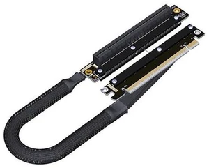 JMT ADT-K33U PCIe 5.0 x16 Dual Reverse Cable 512Gbps High Speed Compatible with RTX50 RX90xx Series Graphics Card (25CM,K33UR-TR) JMT ADT-K33U PCIe 5.0 x16 Dual Reverse Cable 512Gbps High Speed Compatible with RTX50 RX90xx Series Graphics Card (25CM,K33UR-TR)