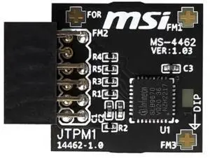 TPM 2.0 Module TPM SPI 12-1 Pin Module for MSI Motherboard Compatible with TPM2.0(MS-4462) TPM 2.0 Module TPM SPI 12-1 Pin Module for MSI Motherboard Compatible with TPM2.0(MS-4462)