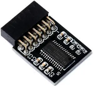 TPM 2.0 Module TPM LPC 14Pin Module for MSI Motherboard Compatible with TPM2.0(MS-4136 4462) TPM 2.0 Module TPM LPC 14Pin Module for MSI Motherboard Compatible with TPM2.0(MS-4136 4462)