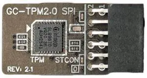 TPM-SPI Module with 12-1Pin, TPM 2.0 Encryption Security Module for Gigabyte Motherboard TPM-SPI Module with 12-1Pin, TPM 2.0 Encryption Security Module for Gigabyte Motherboard