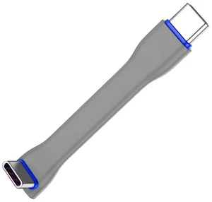 JY-CC 90° USB-C to USB-C Transmission Cable 40G/20G Data Transfer for Laptop Tablet (PD60W+4K,Grey,74mm) JY-CC 90° USB-C to USB-C Transmission Cable 40G/20G Data Transfer for Laptop Tablet (PD60W+4K,Grey,74mm)