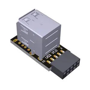 9PIN to USB 2.0 Adapter Built-in Wire-Less Mouse Keyboard Receiver for ITX Chassis Computer Motherboard with 9PIN Connector (UG2-F) 9PIN to USB 2.0 Adapter Built-in Wire-Less Mouse Keyboard Receiver for ITX Chassis Computer Motherboard with 9PIN Connector (UG2-F)