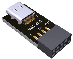 9PIN to USB 2.0 Adapter Built-in Wire-Less Mouse Keyboard Receiver for ITX Chassis Computer Motherboard with 9PIN Connector (UG3) 9PIN to USB 2.0 Adapter Built-in Wire-Less Mouse Keyboard Receiver for ITX Chassis Computer Motherboard with 9PIN Connector (UG3)
