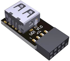 9PIN to USB 2.0 Adapter Built-in Wire-Less Mouse Keyboard Receiver for ITX Chassis Computer Motherboard with 9PIN Connector (UG1-L) 9PIN to USB 2.0 Adapter Built-in Wire-Less Mouse Keyboard Receiver for ITX Chassis Computer Motherboard with 9PIN Connector (UG1-L)